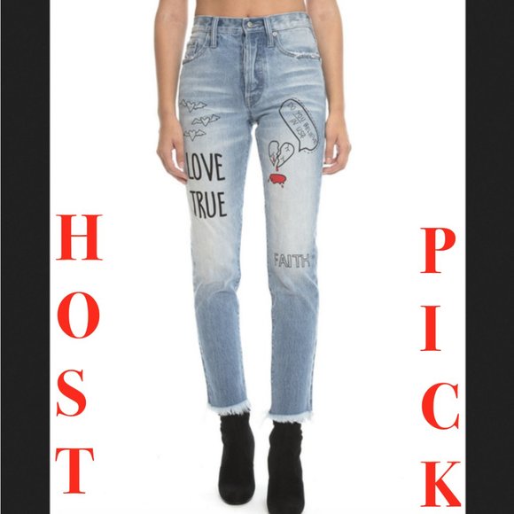 NEW PRPS Amx Jeans in Indigo Love Note - Picture 1 of 12